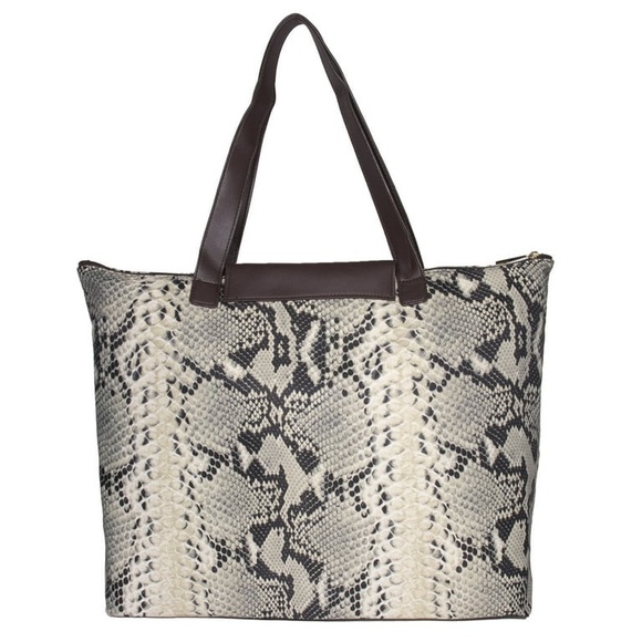 Cavalli Class Large Nylon Tote In Python - Picture 2 of 8